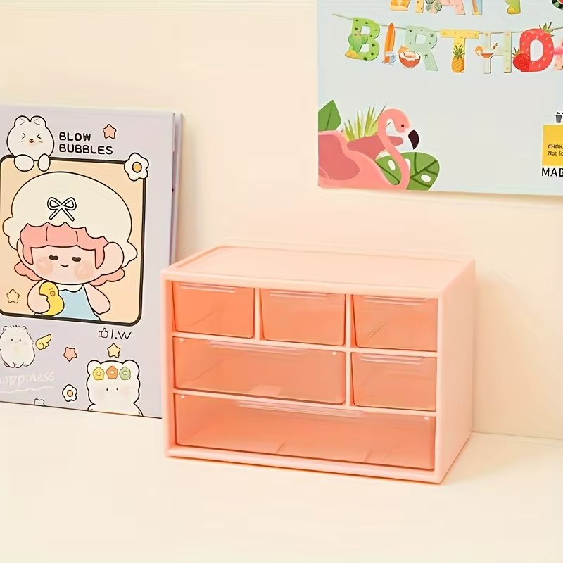 Boîte de rangement à tiroirs à Six compartiments