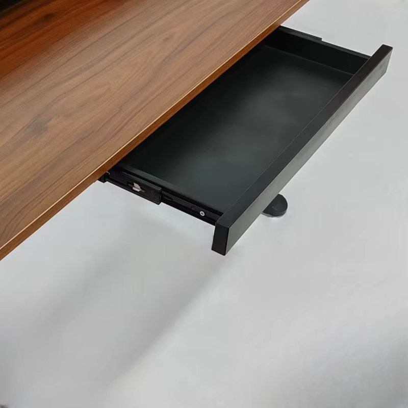  Tiroir sous bureau 48 cm en ABS, organisateur multifonctionnel, plateau de rangement coulissant pour table d'ordinateur, silencieux pour la maison