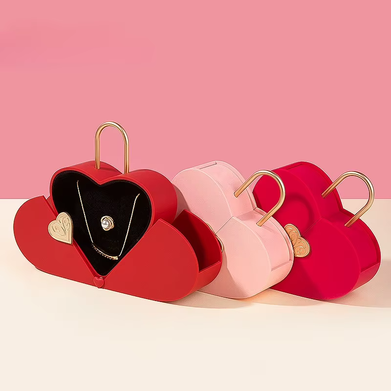 Coeur boîte à bijoux cadeau de saint valentin