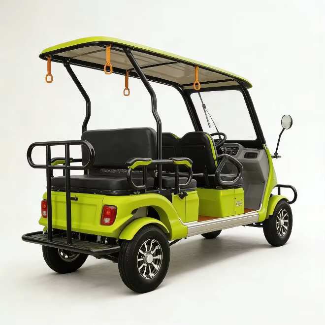 Voiture de golf électrique 6 places 1800W 60V avec une autonomie de 50-70 km