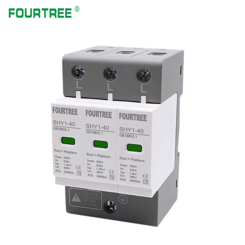 Protection contre les surtensions AC SPD 2P 3P 4P 10 ~ 20KA/20 ~ 40KA /30KA ~ 60KA
