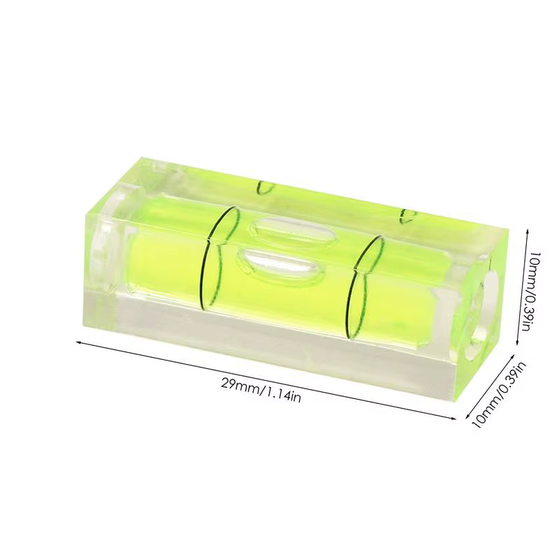 Mini moteur de niveau à bulle horizontal recyclable
