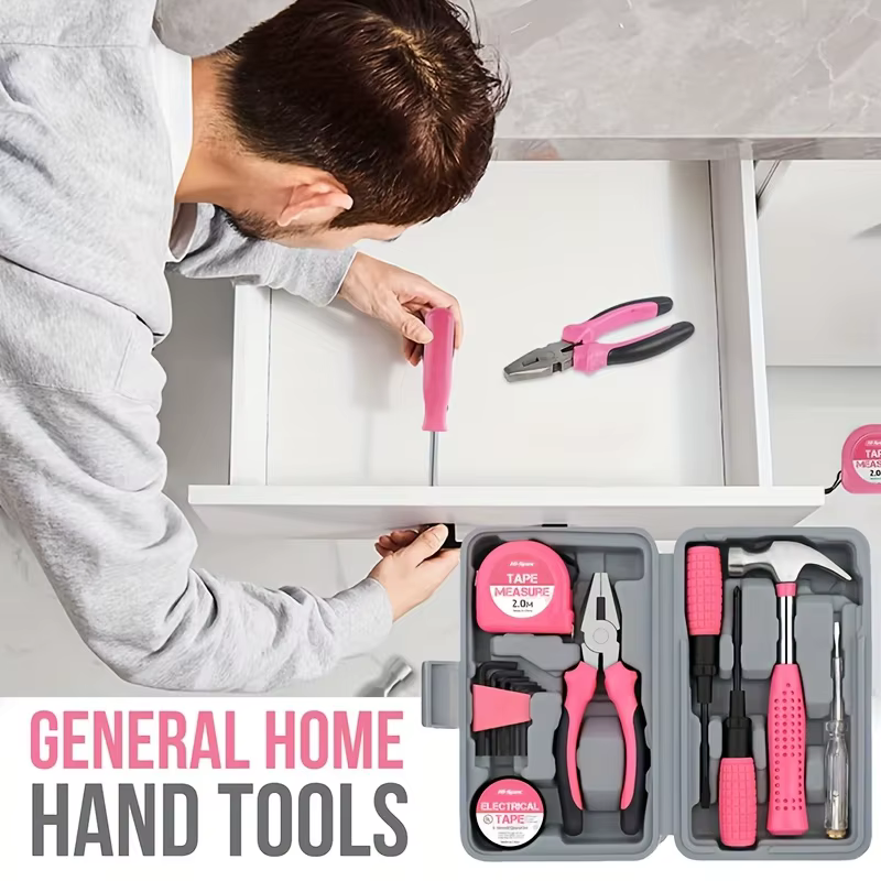 Nouvelle boîte à outils rose 13-en-1 2026