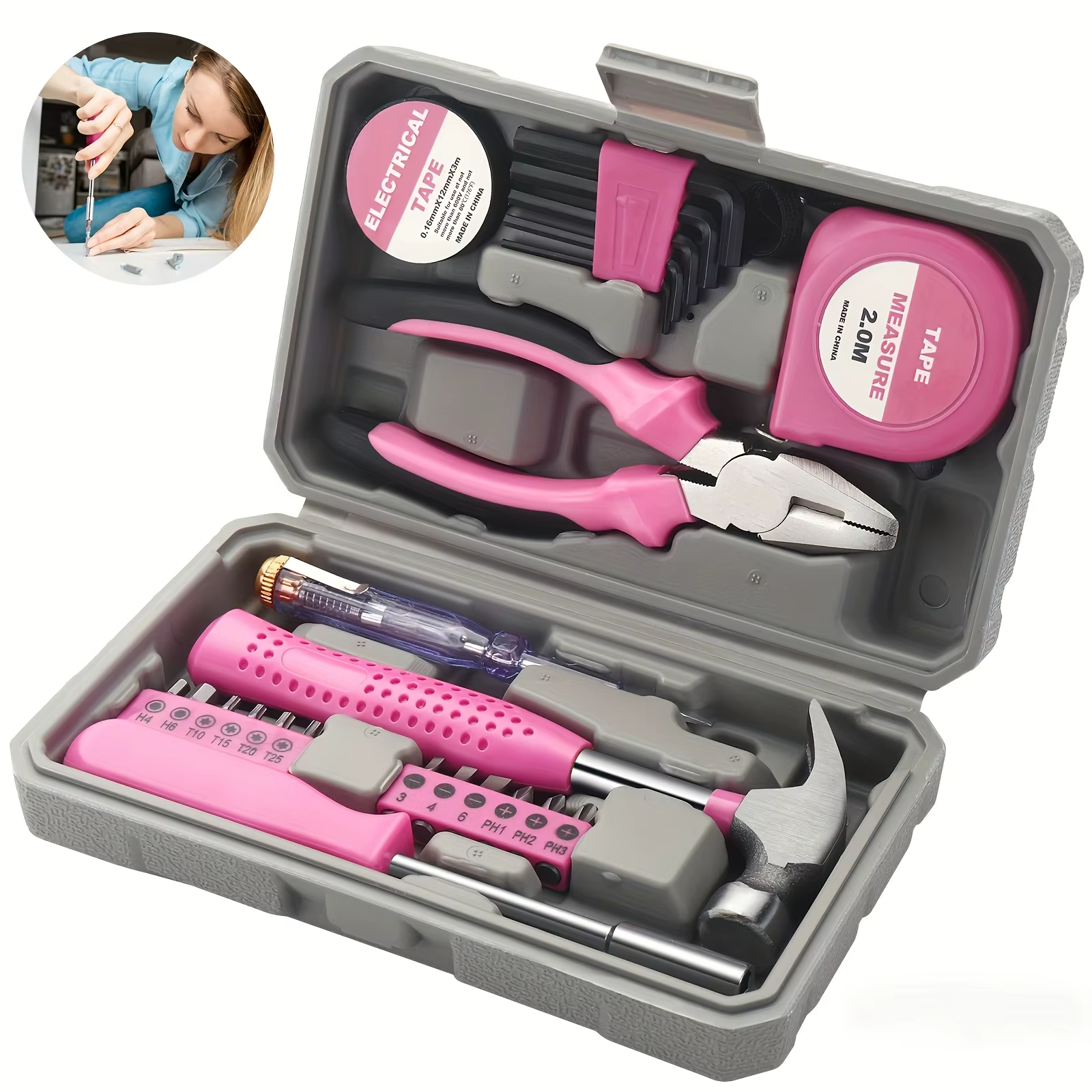 1 ensemble de kits d'outils ménagers (chaque