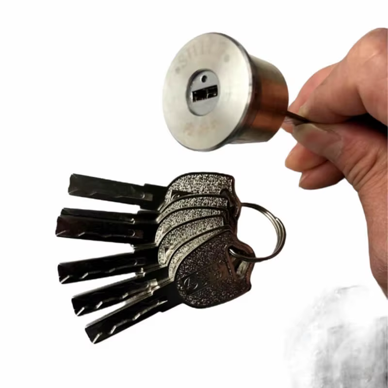 Cylindre de serrure de porte extérieure de niveau C