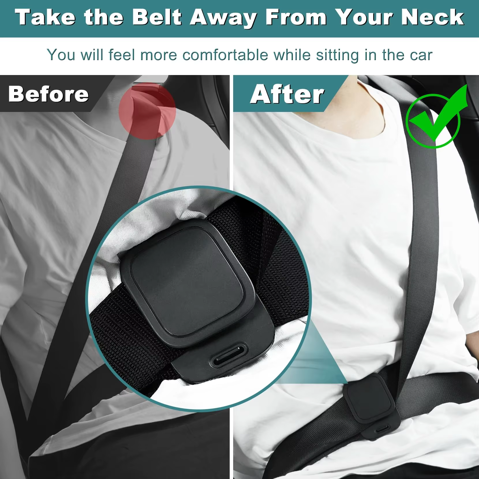 Ajusteur de ceinture de sécurité de voiture