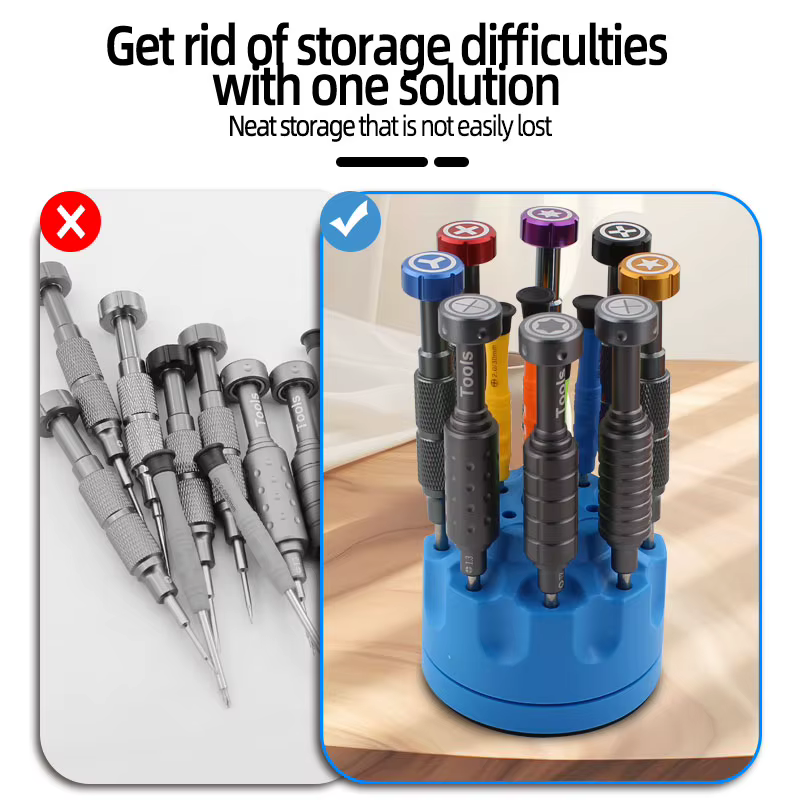 360 ° Support de rangement rotatif multifonctionnel pour outils d'entretien