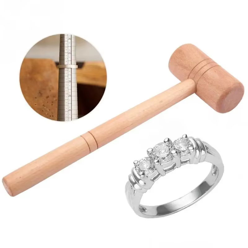 Marteau en bois - Outil de réparation de bijoux pour l'or