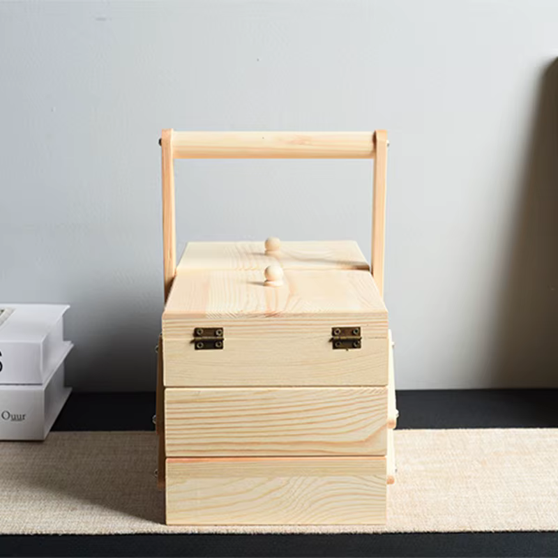 Boîte à couture en bois