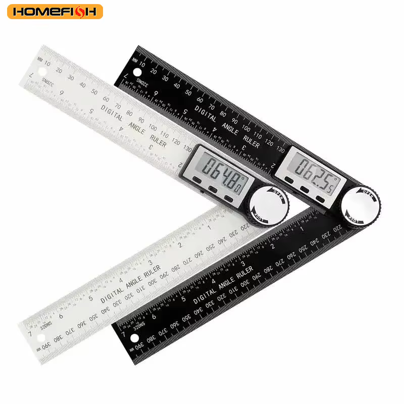 HOMEFISH 1 PC Détecteur d'angle numérique 2 en 1