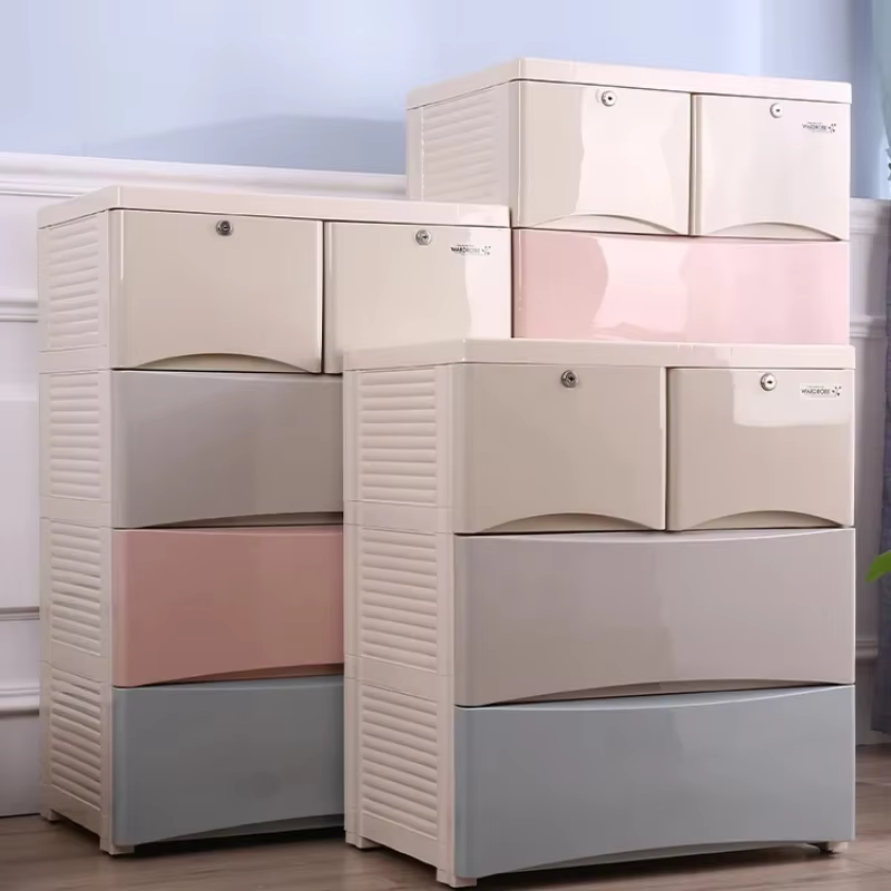 Armoire de rangement en plastique pour bébé