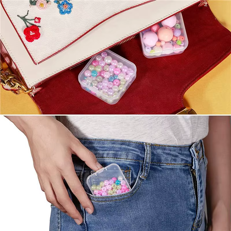 6 Ensemble de petites boîtes de rangement avec couvercle
