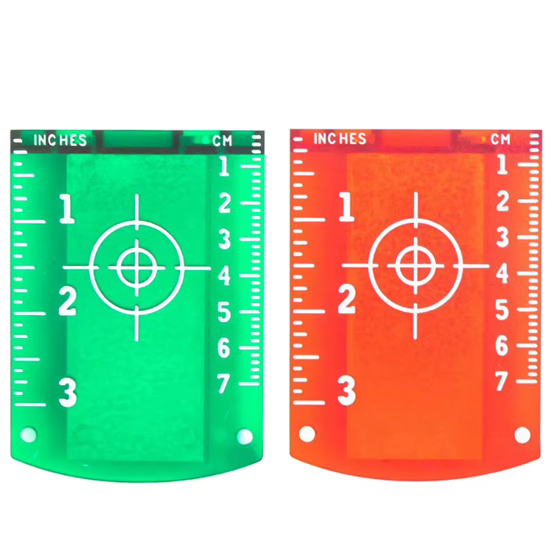 Plaque de carte cible laser 10cm x 7cm