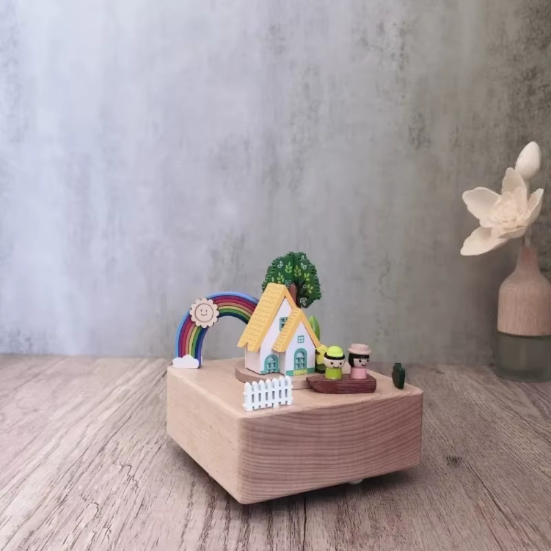 Boîte à musique Rainbow Town
