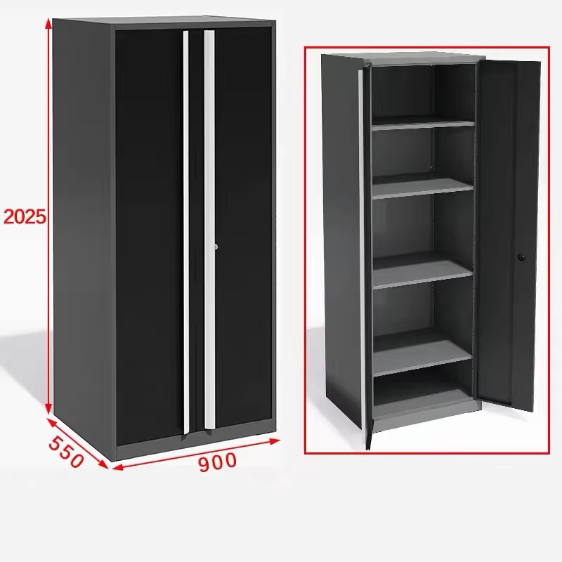 Armoire de rangement d'outils à porte unique de haute qualité - Matériau en acier avec tiroirs pour atelier et usine