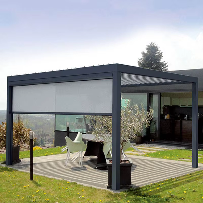 Pergola motorisée à ouverture automatique