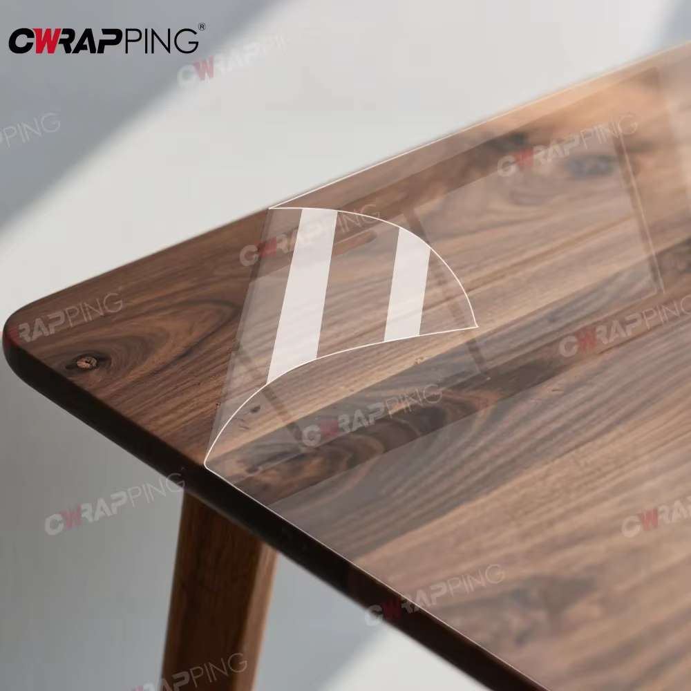 Film de protection mural autocollant Transparent, Films d'enveloppe en vinyle imperméable et résistant à la saleté en PVC pour la maison, DIY bricolage