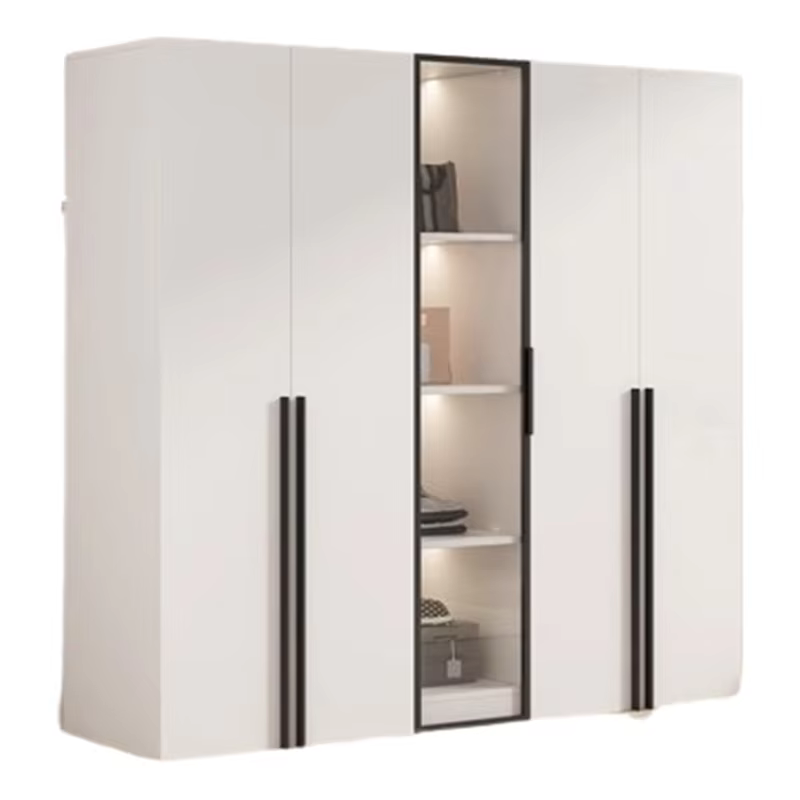 Armoire de rangement moderne en bois massif