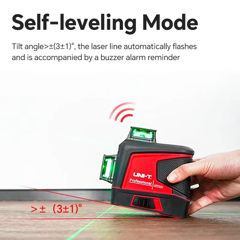 T LM576LD-e 16/12 Lignes 4D Niveau Laser vert ligne Autochute 360 Horizontal Et Vertical Super injuste