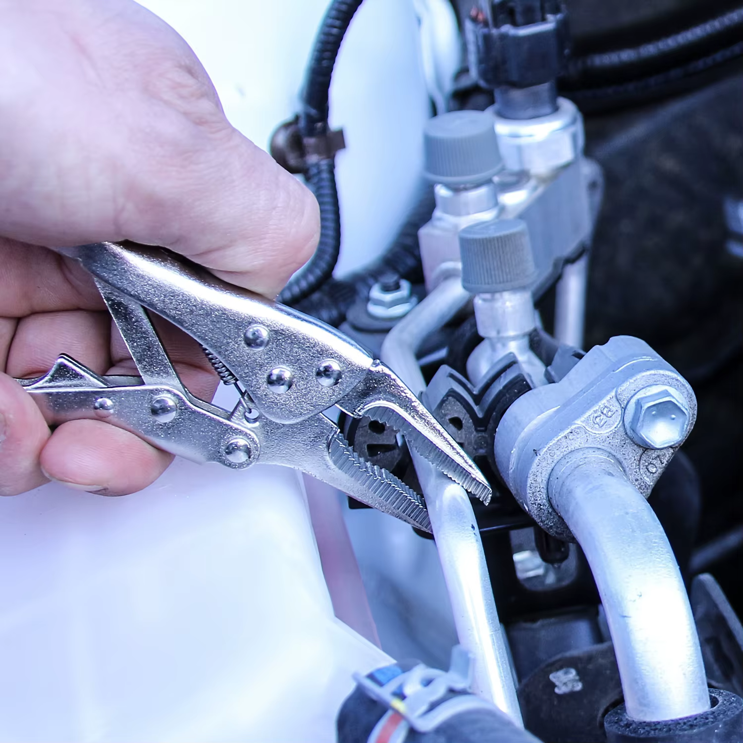 Mini pince de verrouillage de Style Vice Grip
