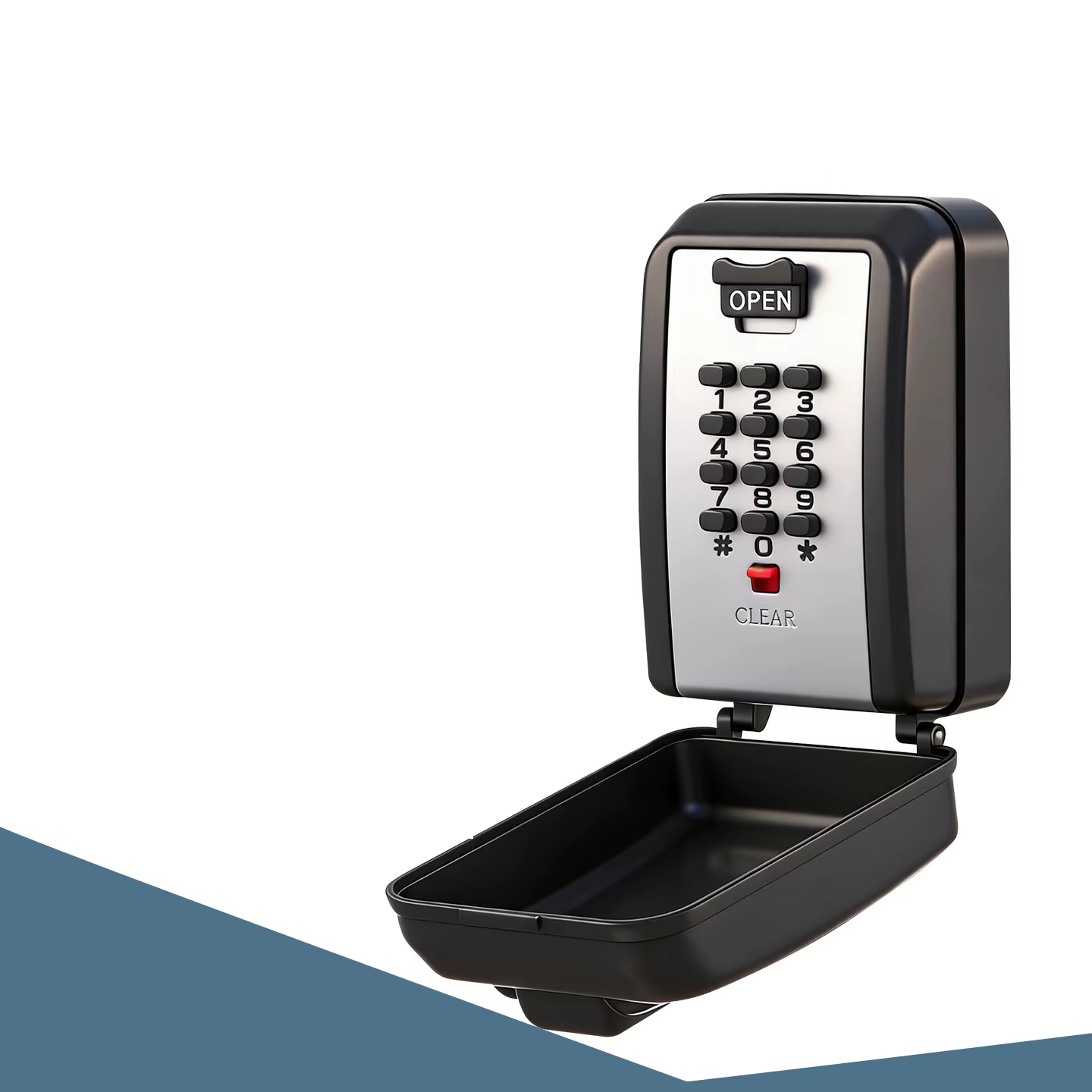Boîte à clés personnalisable avec serrure à combinaison à 12 chiffres