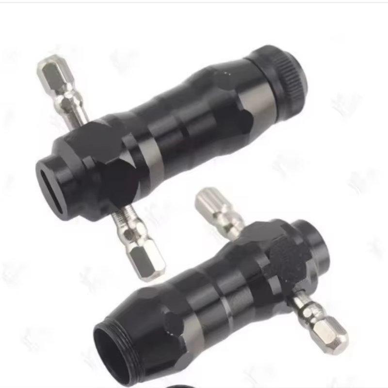 Kit de crochetage tubulaire 10-en-1 avec clés interchangeables en acier inoxydable – Outil de déverrouillage pour serrurier automobile et kit d'outils manuels DIY