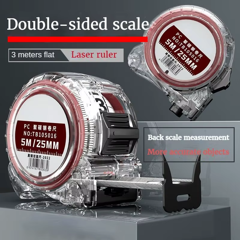 Metre Ruban à mesurer rétractable en acier résistant à l'usure