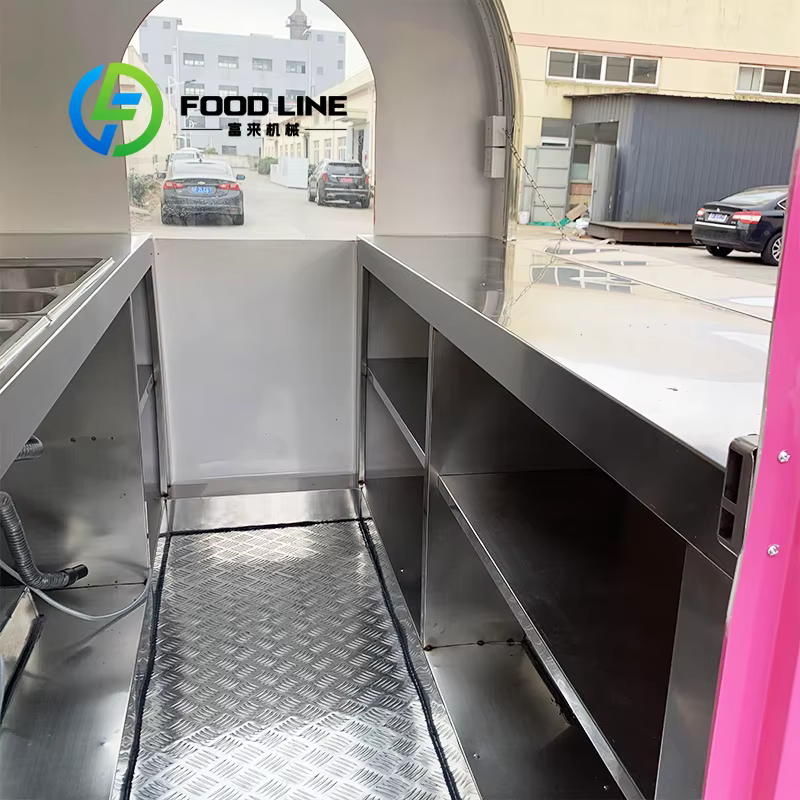 Remorque électrique compacte sur mesure pour chariot alimentaire