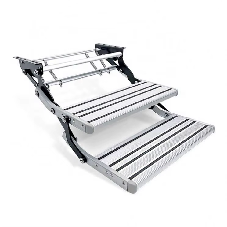 Échelle d'extension de caravane en alliage d'aluminium à double couche