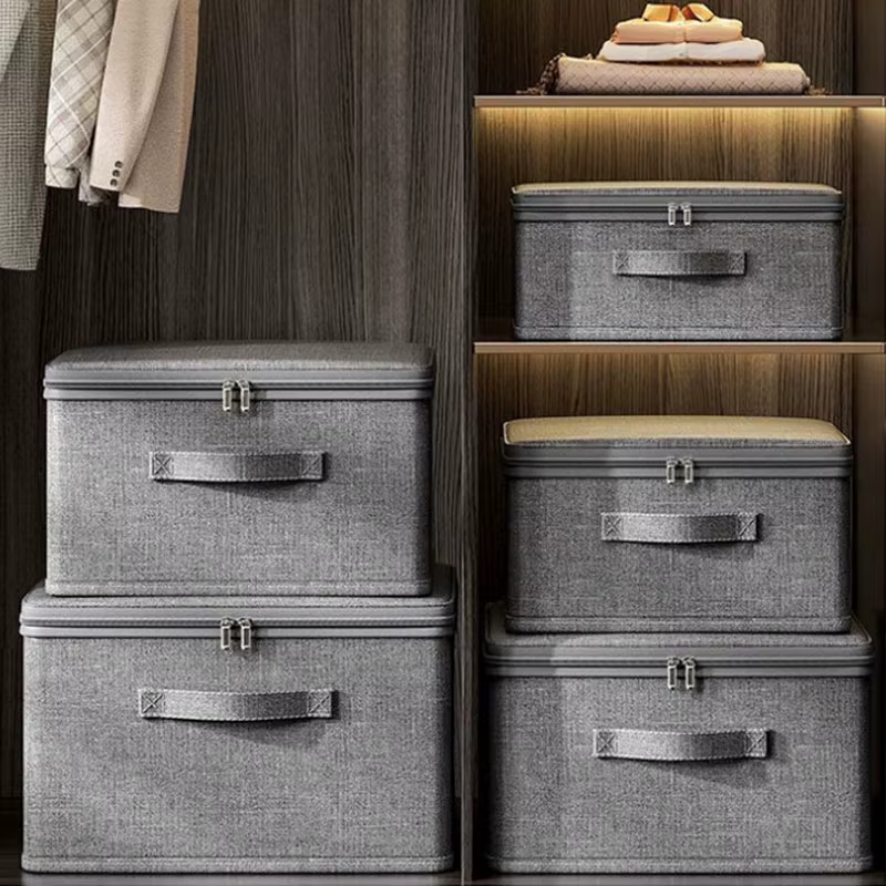 Boîtes de rangement étanches empilables