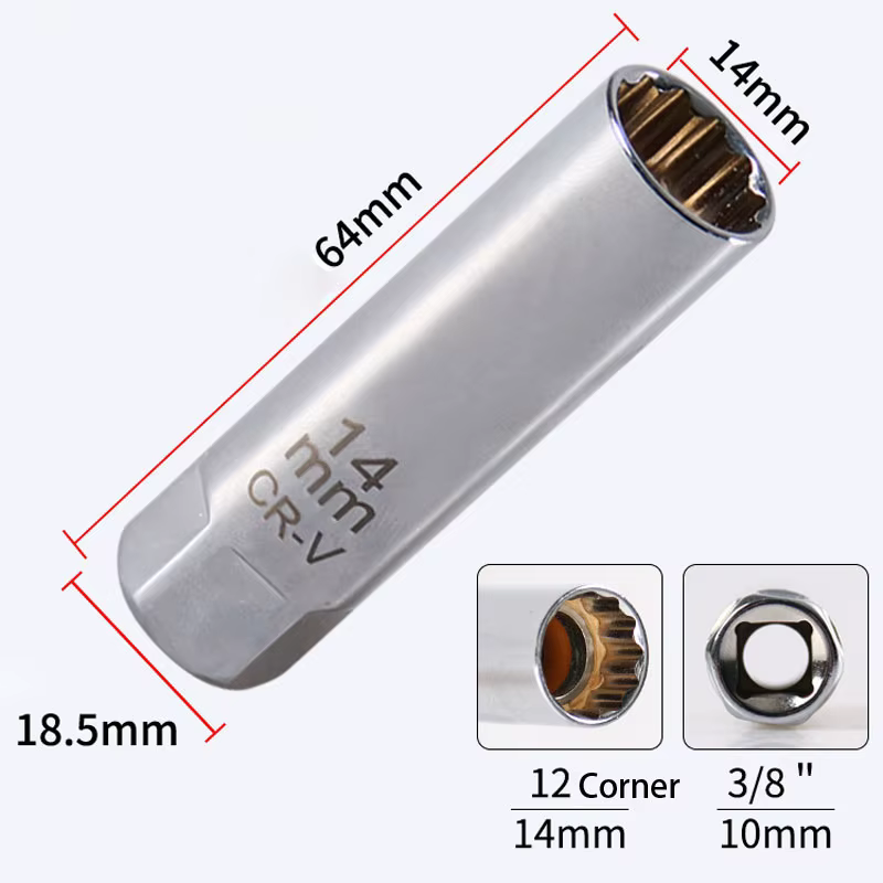 Clé universelle pour bougie d'allumage
