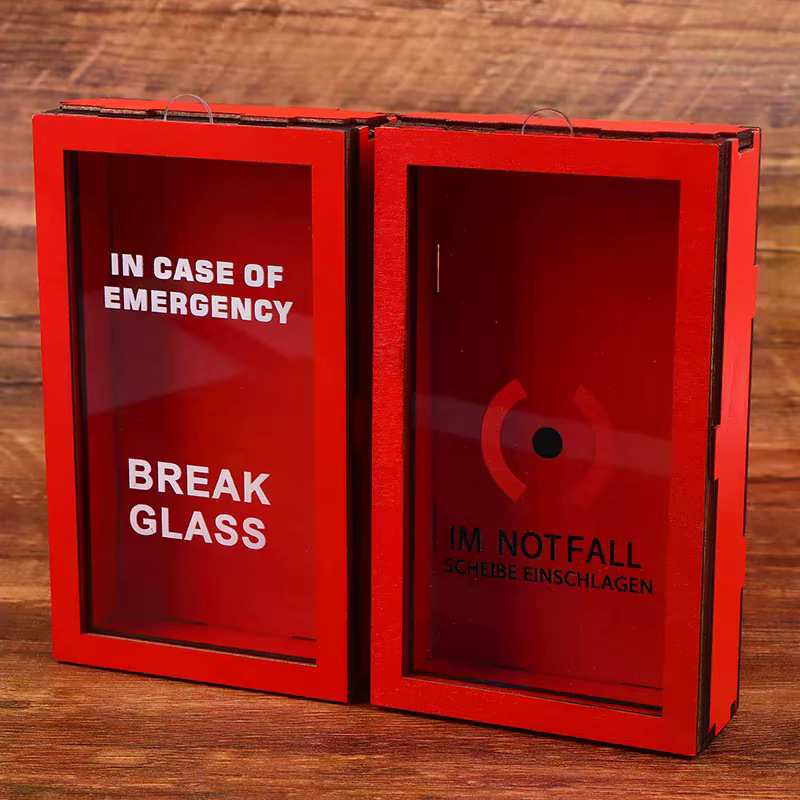 Boîte-cadeau d'urgence amusante avec marteau