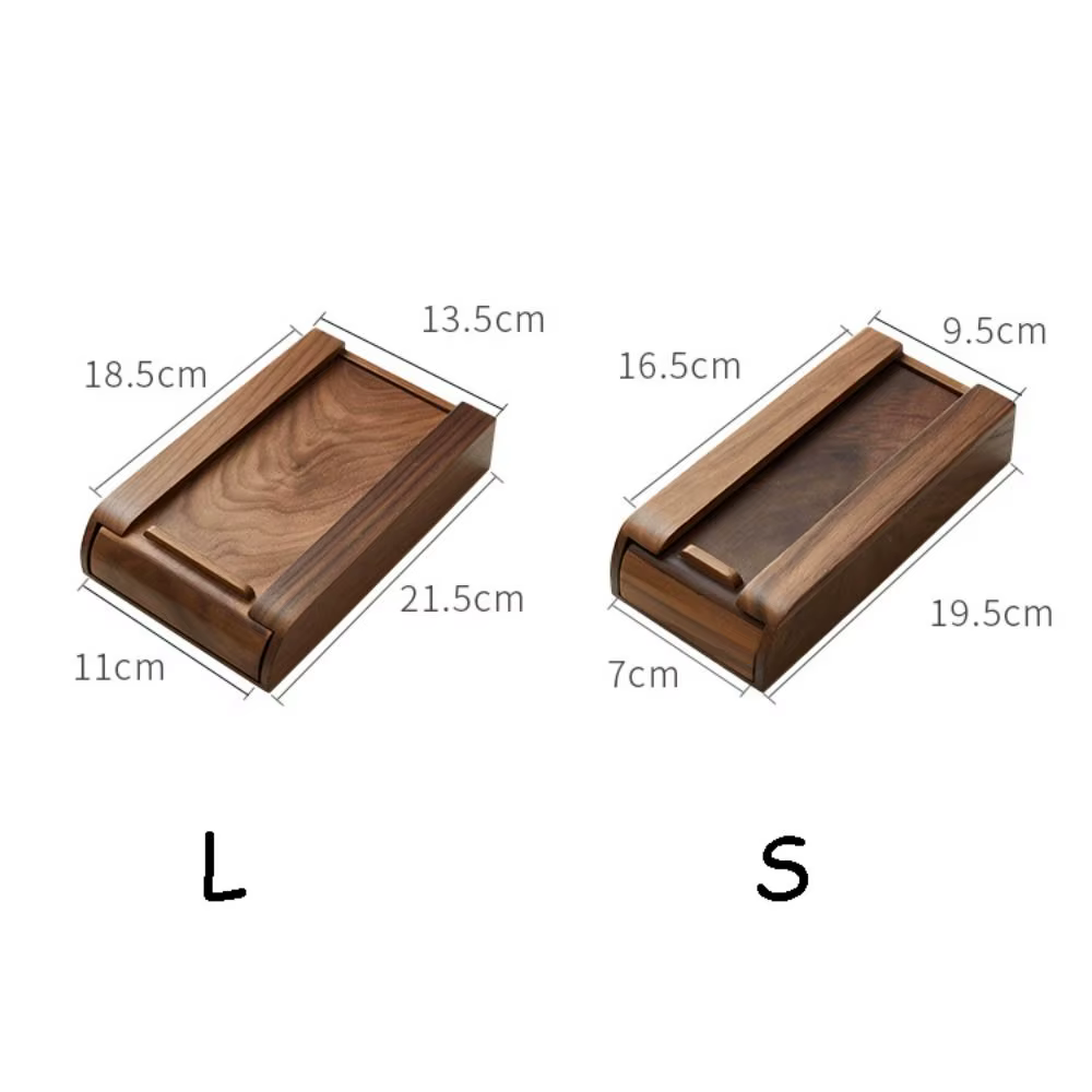 Tiroir de rangement en bois pratique à coller sous le bureau, pour la maison, avec adhésif naturel, pour papeterie, décoration et rangement dissimulé