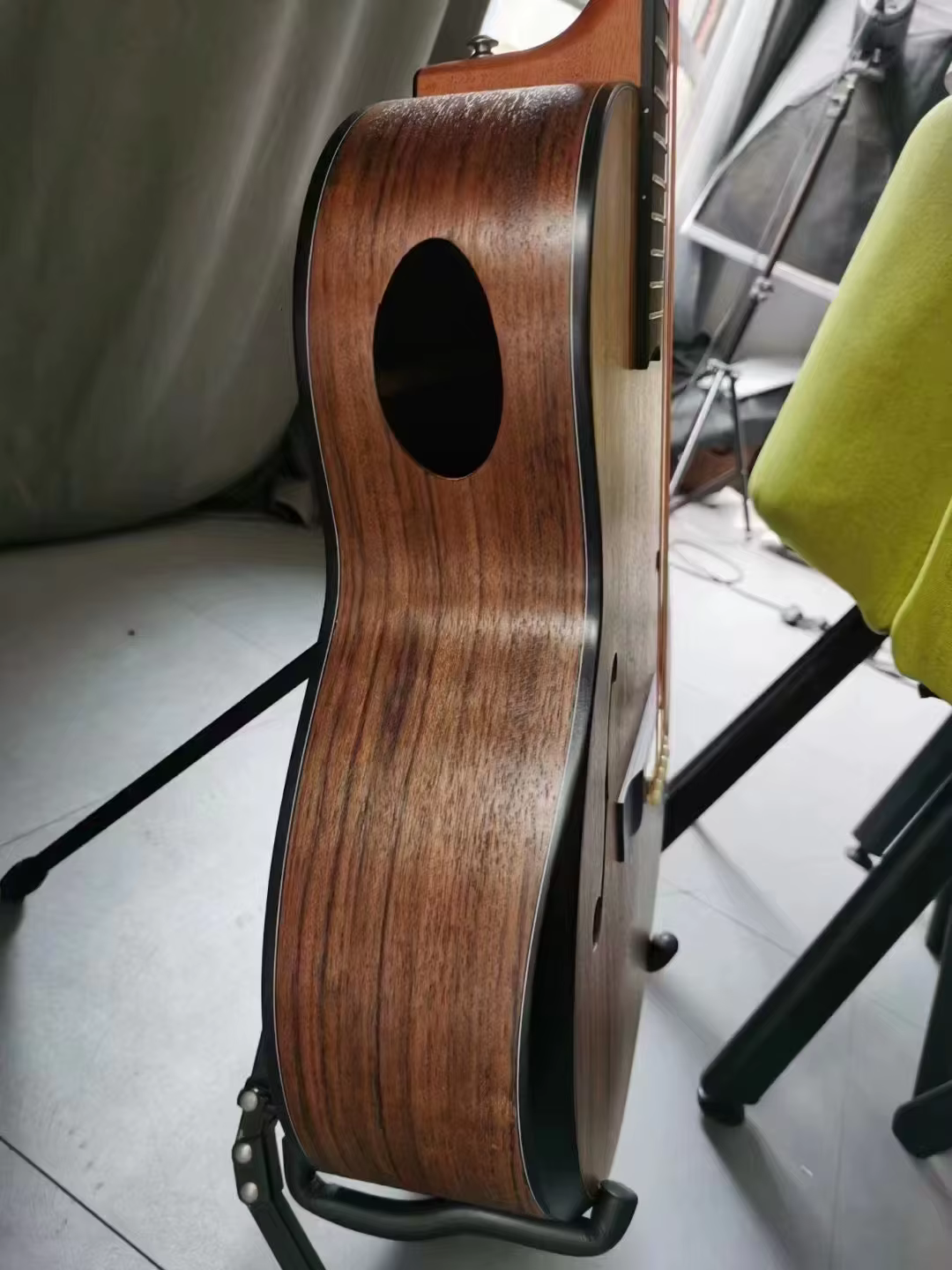 Guitare acoustique en bois entièrement faite à la main, style jazz, 41 pouces, couleur essentielle, 6 cordes, folk, super beauté, haute qualité