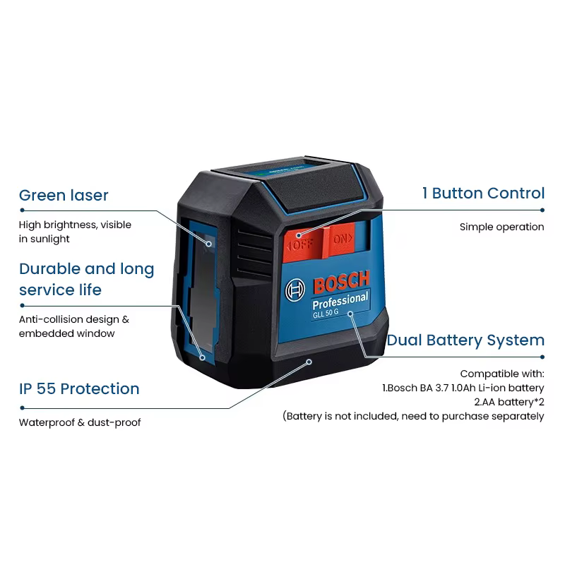 Bosch-Niveau laser professionnel GLL 50G