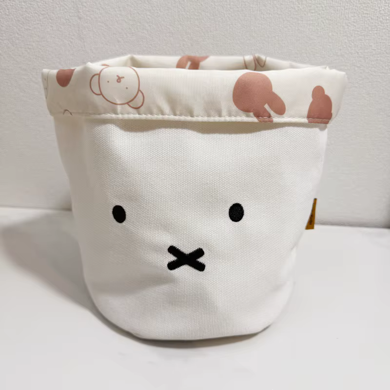 Poubelle de rangement en velours côtelé série Miffy