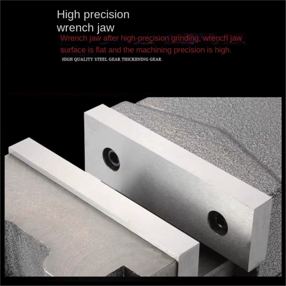 Pince Plate Solide à Angle Inclinable de 4 Pouces
