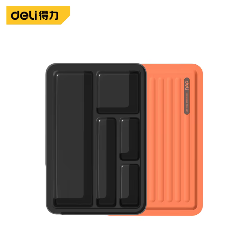 Boîte à outils Deli, rangement multifonction