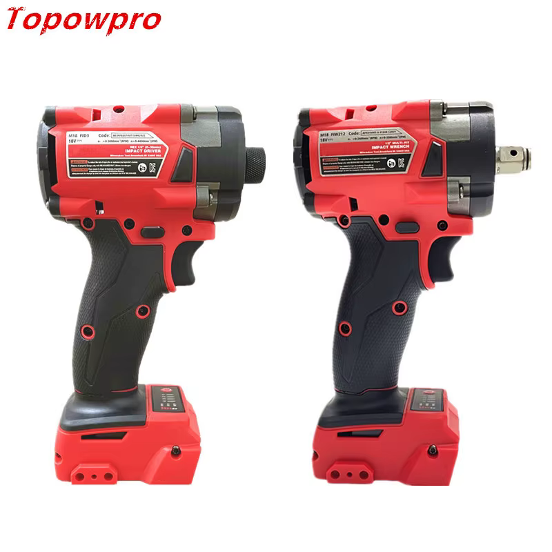 Compatible pour Milwaukee 18V batterie clé électrique sans fil tournevis sans brosse perceuse à percussion outils électriques réparation de camion de voiture