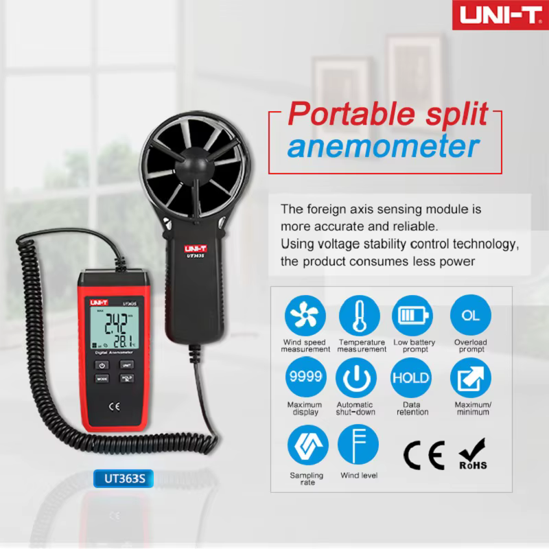 Anémomètre numérique UNI-T UT363S
