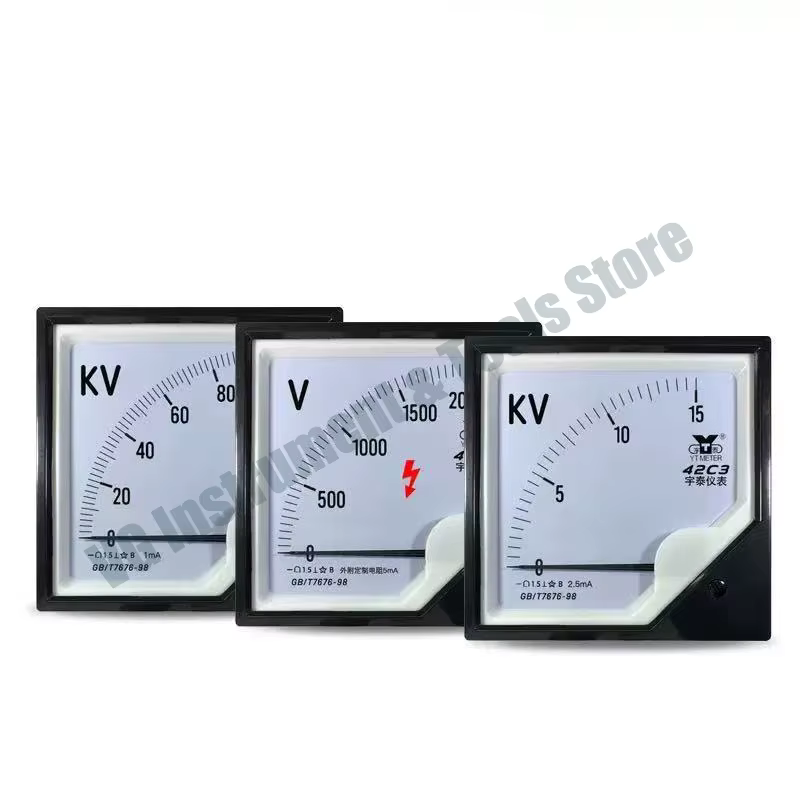 Voltmètre haute tension CC 42C3 1000V 1200V 1500V 2000V 2500V 3000V Iasrumatt Installation pour UE directe 1kV 2KV 3KV Insalsati