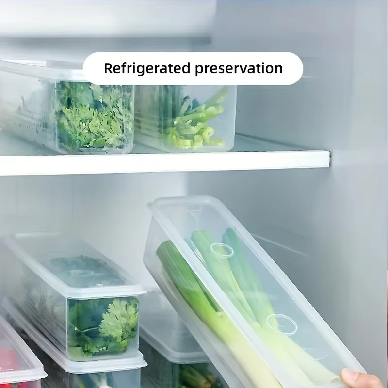 4 conteneurs rectangulaires de stockage des aliments