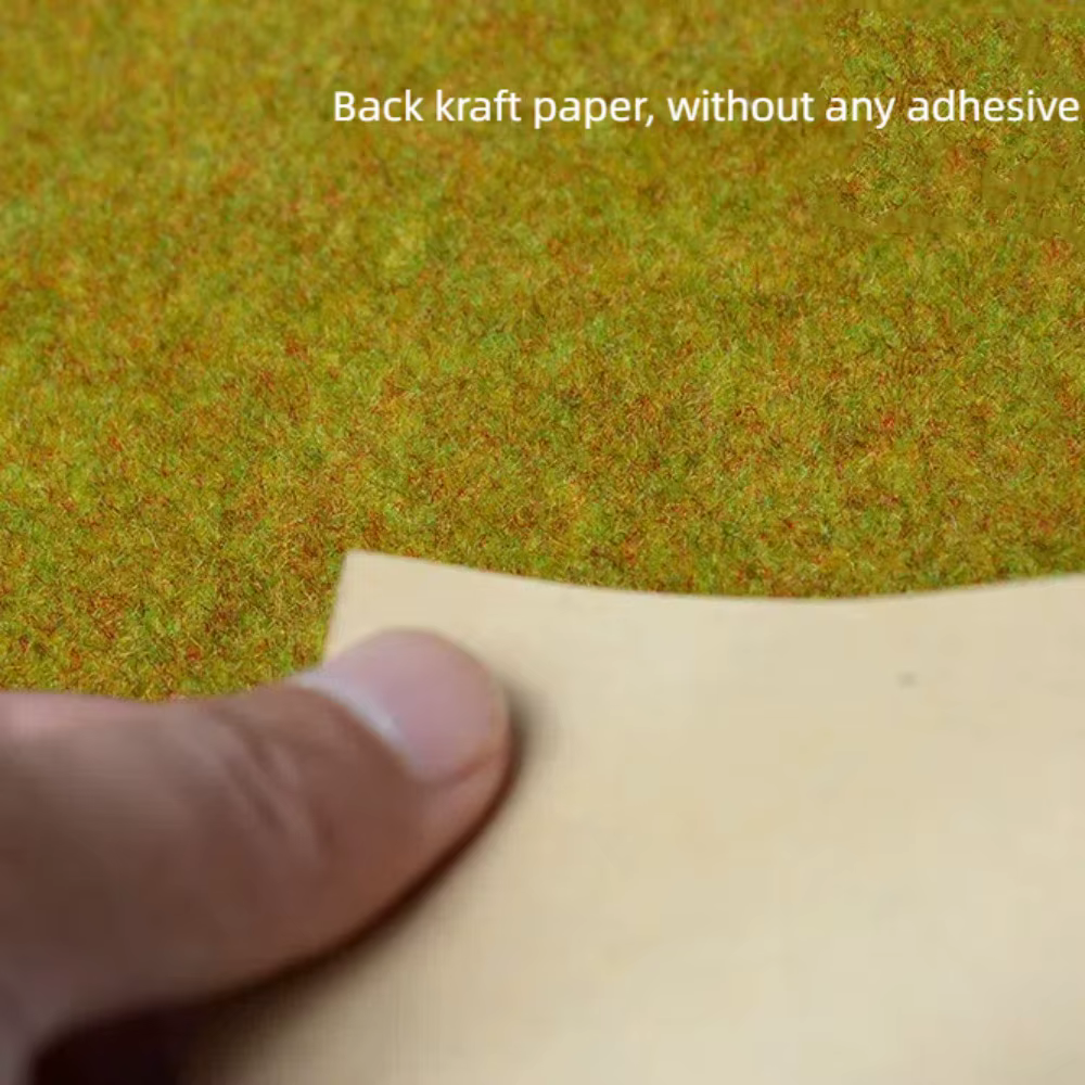Tapis d'herbe artificielle 41x100cm pour bricolage, micro-paysage, décoration de jardin, modèles de scènes, fausse pelouse, tapis d'herbe artificielle pour jardin