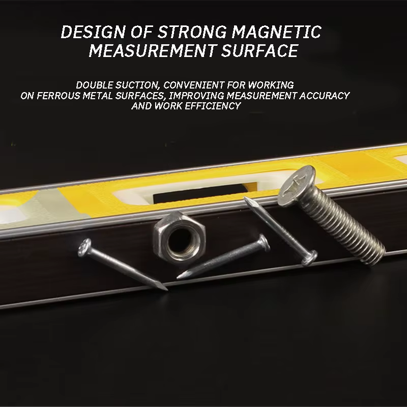 2pcs Jauge de Niveau En Alliage D'aluminium Forte Magnétique Mini Trois Type
