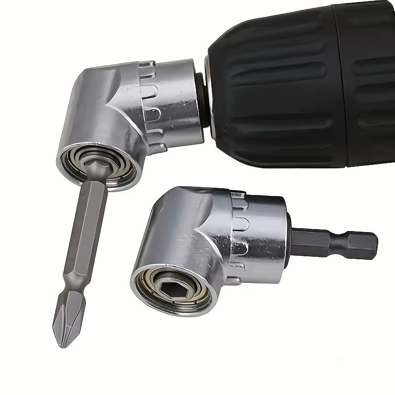 Acier au carbone robuste105 ° Tournevis/entraînement électrique coudé - Angle d'inclinaison réglable(90 ° -105 ° ) -