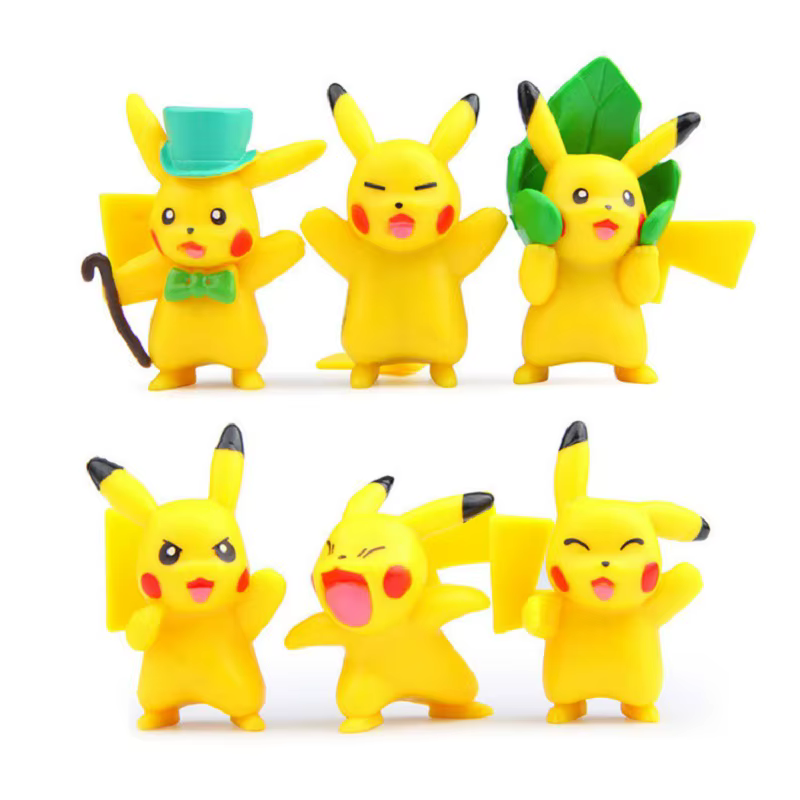 18 pièces/ensemble Pokemon Pikachu figurine Animation poupée mignonne Collection PVC modèle jouets