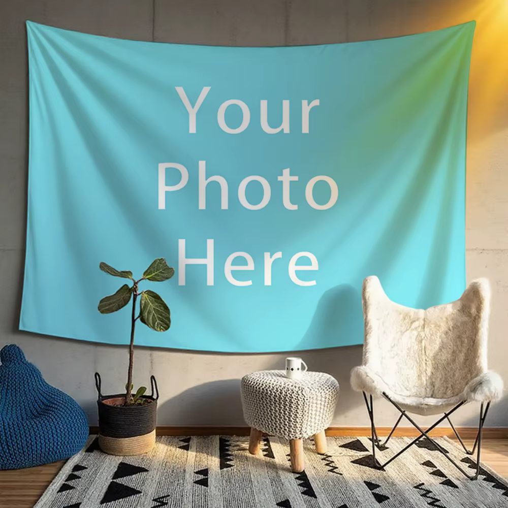 Décoration murale en tissu personnalisée pour rehausser l'ambiance de votre maison – Parfaite pour les salons
