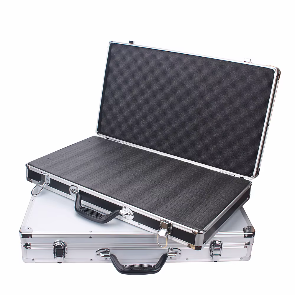 Boîte à outils mallette d'équipement en aluminium