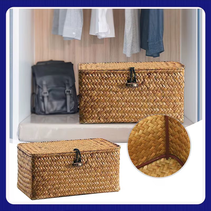 Panier de rangement en osier