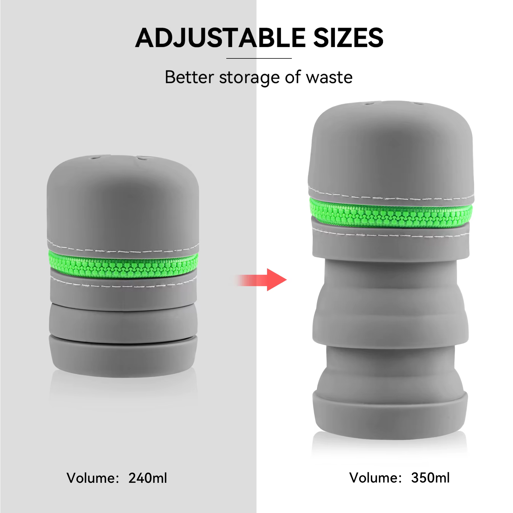 Boîte de pêche à la mouche pliable en Silicone
